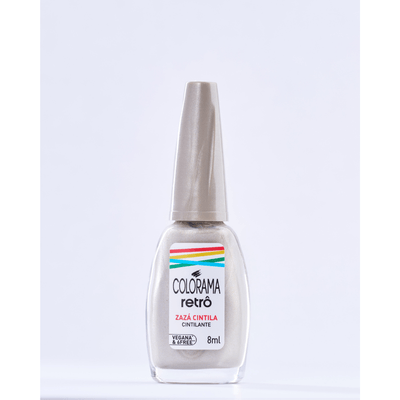 Esmalte Colorama Retrô Zazá Cintilante 8ml Vegano Hipoalergênico
