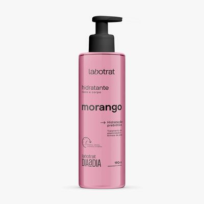 Hidratante Corporal Dia a Dia Morango 190ml Labotrat Nutrição Profunda