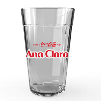 Copo Vidro 345ml Americano Coca-Cola Nadir Colecionável