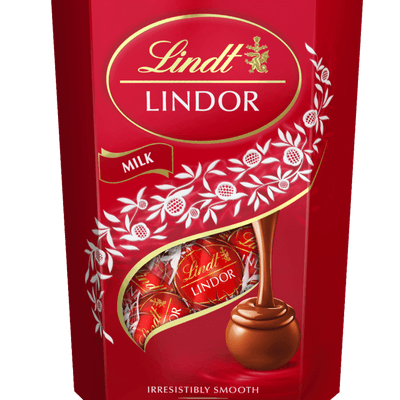 Bombom Chocolate ao Leite Lindt Lindor 137g Recheio Cremoso