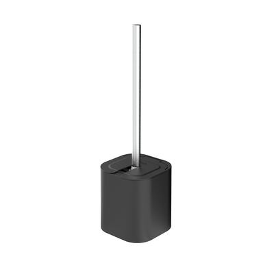 Escova Sanitária Polipropileno 38cm Ou Dual Tampa Automática Pretaportuguês