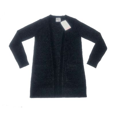 Cardigan Feminino Basic+ Tricot Preto