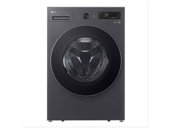Lava e Seca Smart LG 16kg WD16GNT Motor Inverter Direct Drive Água Fria e Quente Black Inox