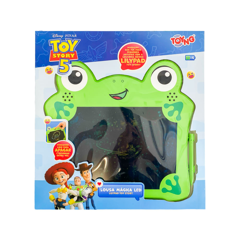 Lousa Mágica Educativa Toyng Lilypad Toy Story Verde