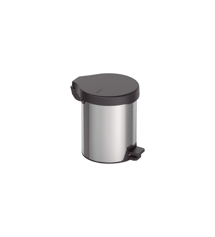 Lixeira Inox e Plástico 5L Tramontina New com Pedal