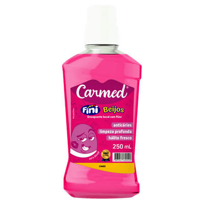 Enxaguante Bucal Anticárie Carmed Fini Beijos 250ml