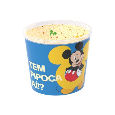 Balde de Pipoca Mickey Mouse 2,1L Plasútil BPA Free