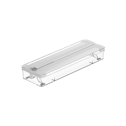 Organizador de Rolos Plástico 37,5cm Ou Cortador Duplo com Ventosa