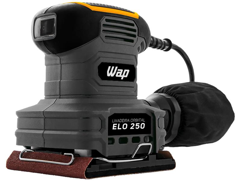 Lixadeira Orbital Wap Elétrica 250W 6 Peças