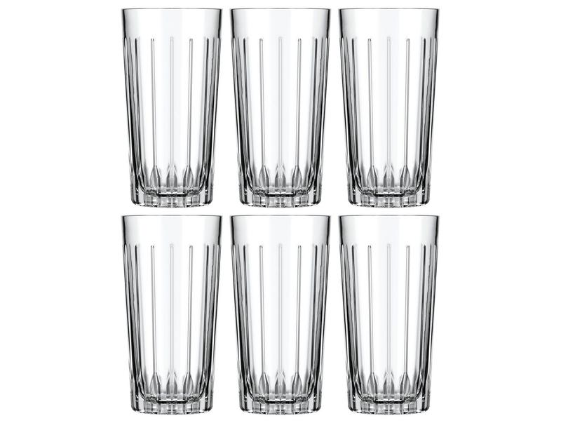 Jogo de Copos de Vidro Madrid 395ml 6 Peças Nadir