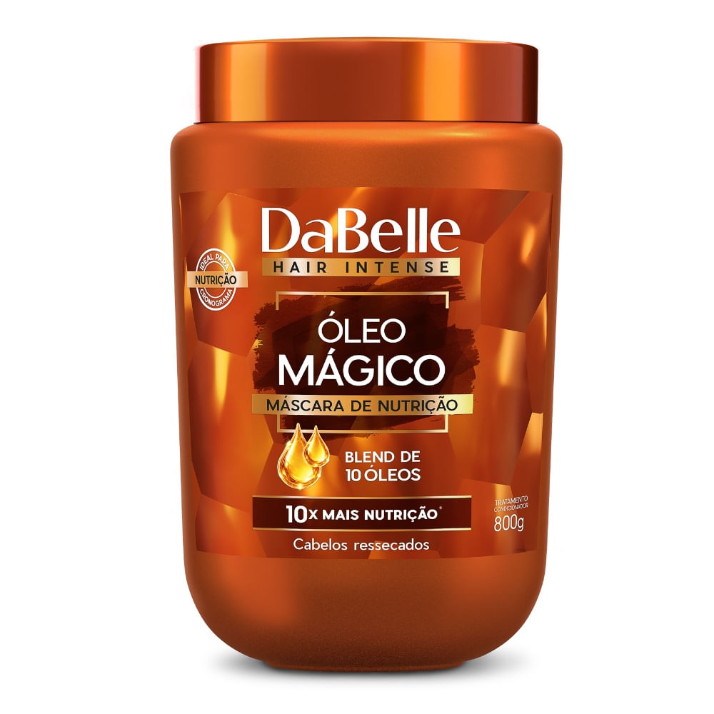 Máscara Capilar Nutritiva DaBelle Óleo Mágico 800g