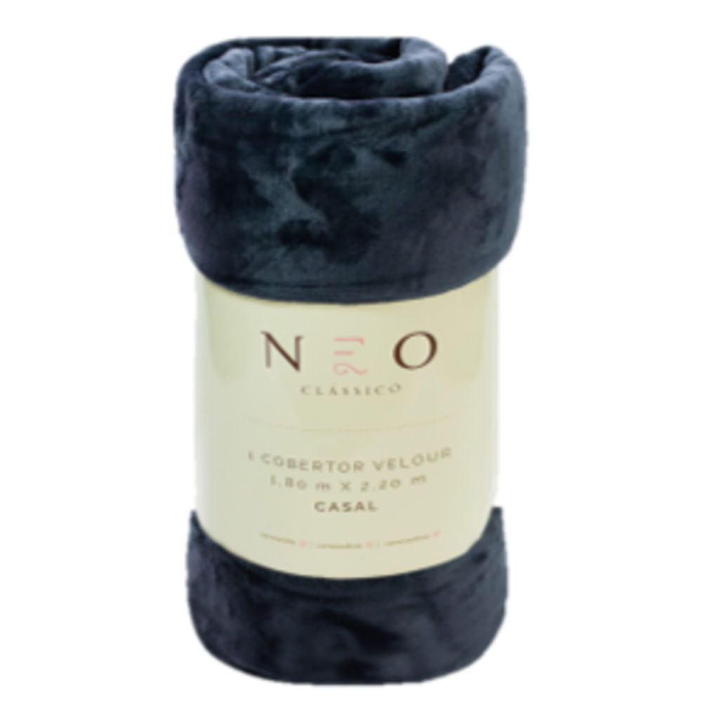 Cobertor Queen Neo Velour Sortido Camesa Toque Macio