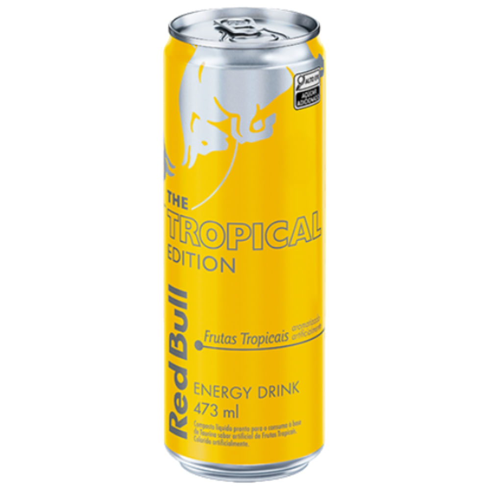 Energético Tropical Red Bull 473ml Lata Taurina
