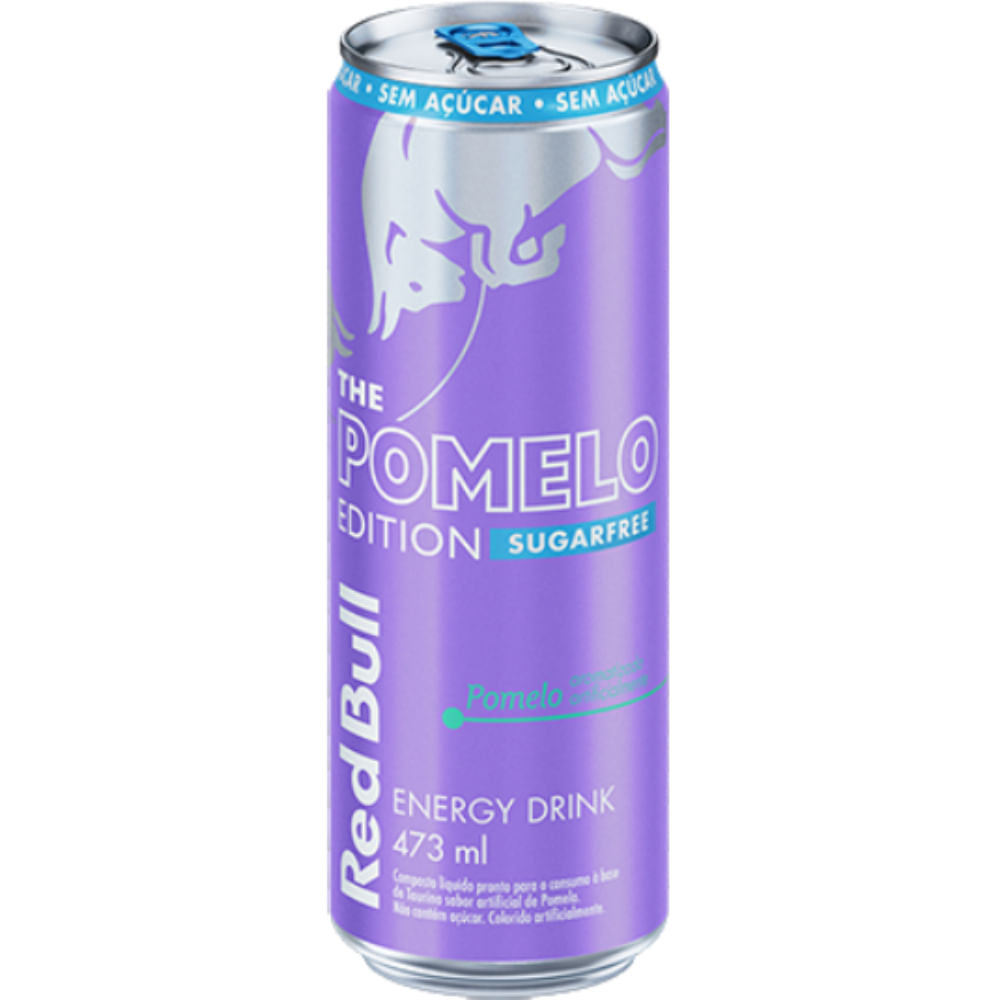Energético Pomelo Zero Açúcar Red Bull 473ml Lata sem Glúten