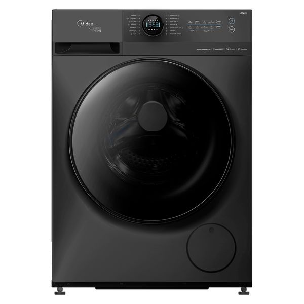 Lava e Seca Midea 11kg HealthGuard Smart MF200D110WB/GK Titanium com 14 Programas e Wi-Fi 220v
