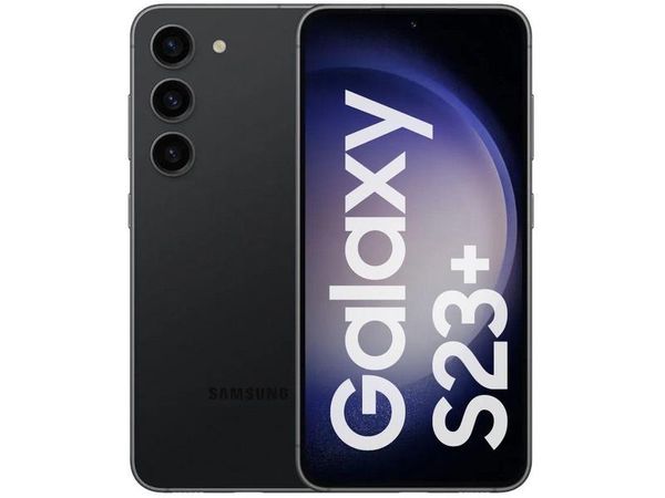 Smartphone Samsung Galaxy S23+ 256GB Preto 5G 8GB RAM 6,6” Câm. Tripla + Selfie 12M