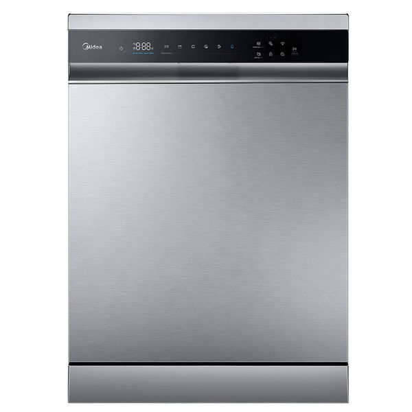 Lava-Louças Midea SmartHome Inox com 16 Serviços, 09 Programas de Lavagem e Função Open Dry - MDWEF1633GS