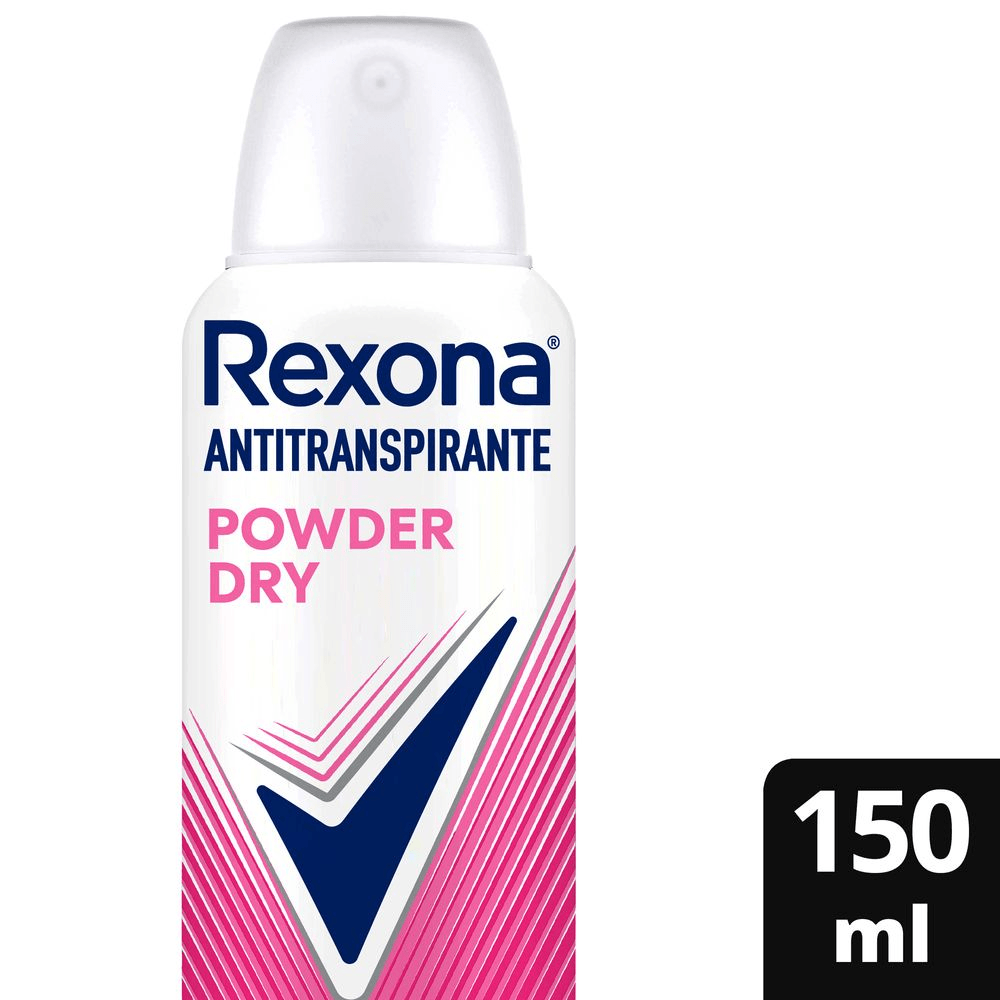 Desodorante Antitranspirante Feminino Rexona Powder Dry 150ml