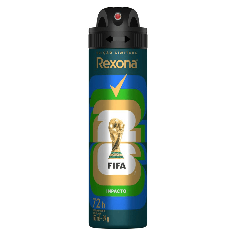 Desodorante Antitranspirante Masculino Rexona Impacto 150ml