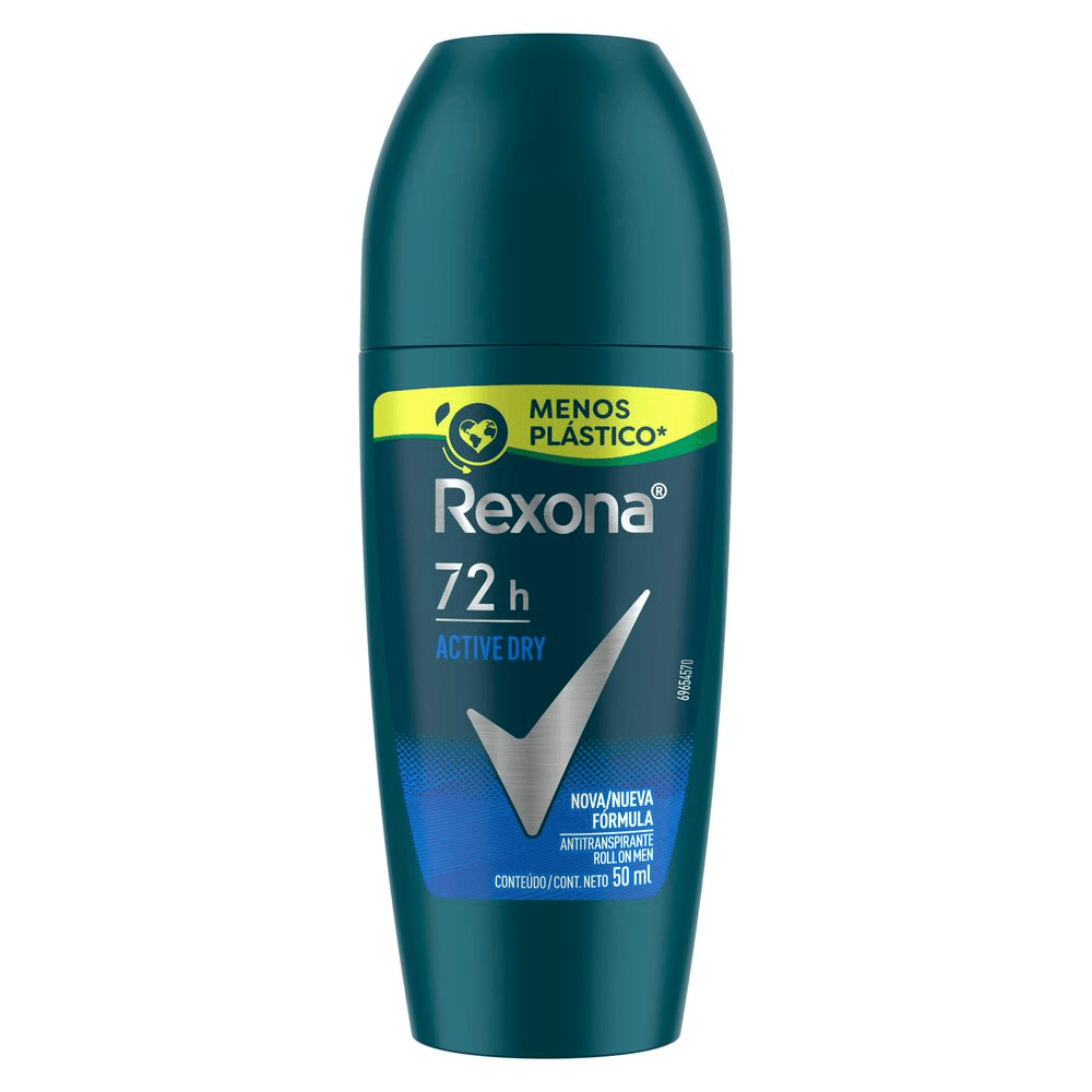 Desodorante Antitranspirante Masculino Rexona Active Dry 50ml