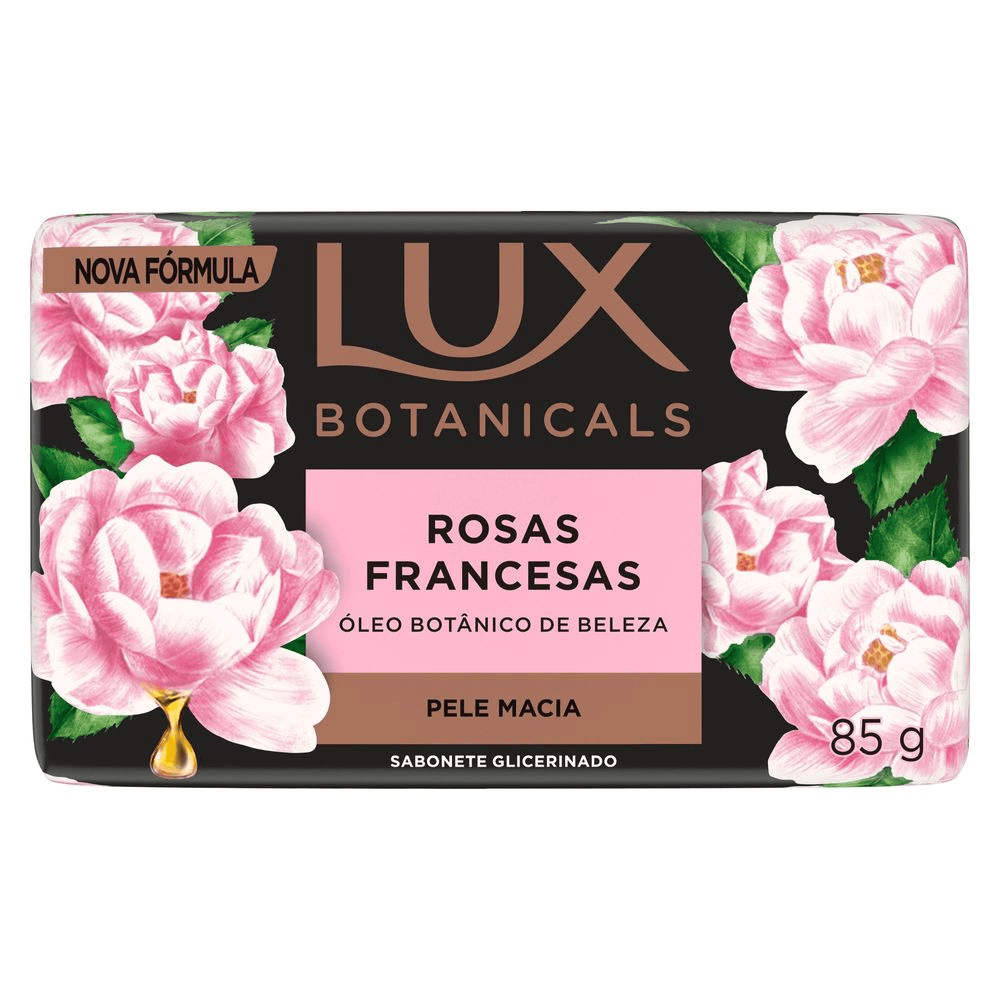 Sabonete em Barra Hidratante Lux Botanicals Rosas Francesas 85g