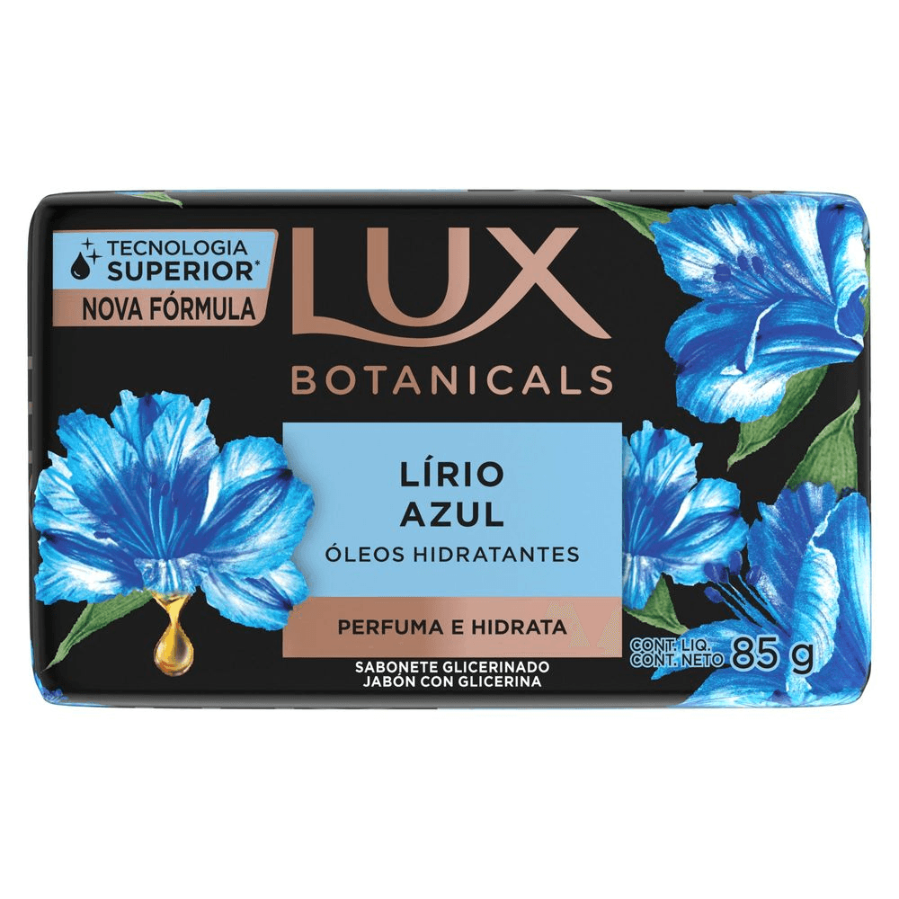 Sabonete em Barra Glicerina Lux Botanicals Lírio Azul 85g