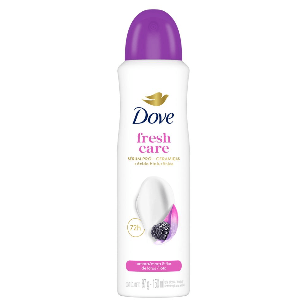 Desodorante Antitranspirante Hidratante Dove Go Fresh Amora e Flor de Lótus 150ml