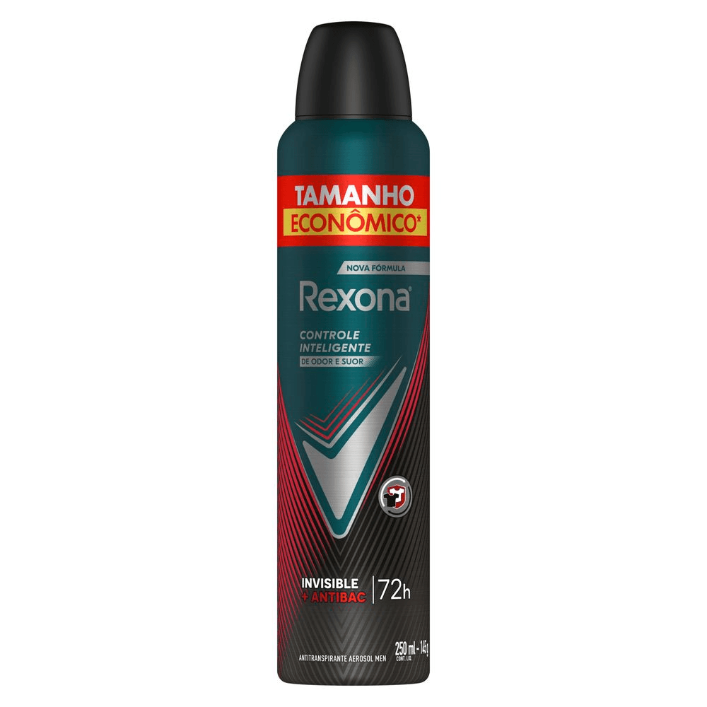 Antitranspirante Aerosol Feminino Rexona Antibacterial+Invisible 250ml
