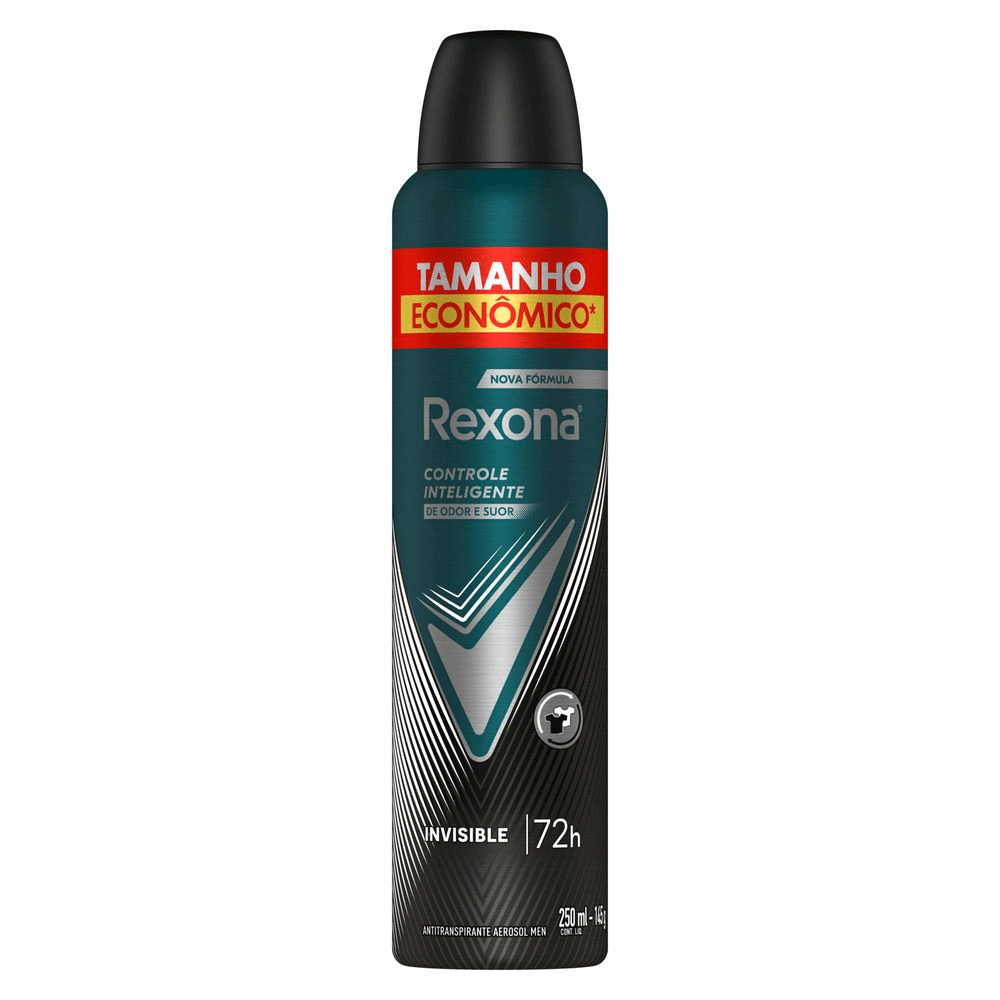 Antitranspirante Aerosol Masculino Rexona Men Invisible 250ml