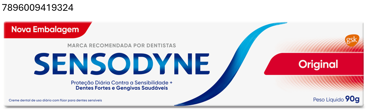 CREME DENTAL SENSODYNE ORIGINAL 90G