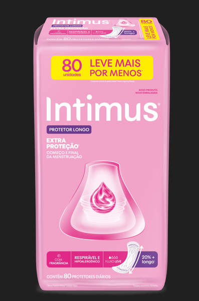 PROTETOR DIARIO INTIMUS DAYS EXTRA PROTECAO C/80 L+P-