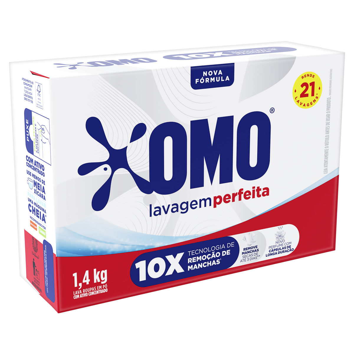 Sabão em Pó Omo Lavagem Perfeita 1,4kg