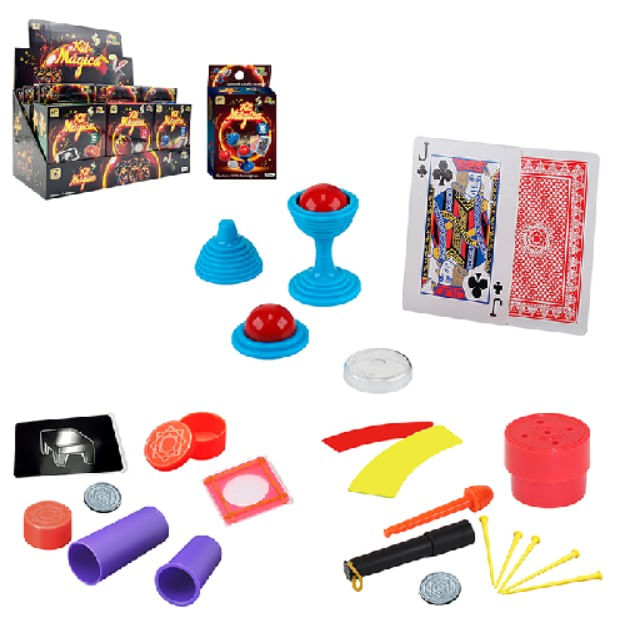 Jogo Kit de Mágica o Melhor Magic Up Interativo com Vídeos QR Code