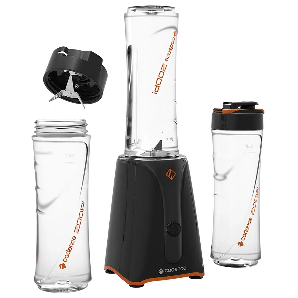 Liquidificador Blender Portátil Cadence Zoop Contrast BLD701 600W com 2 Jarras 220V