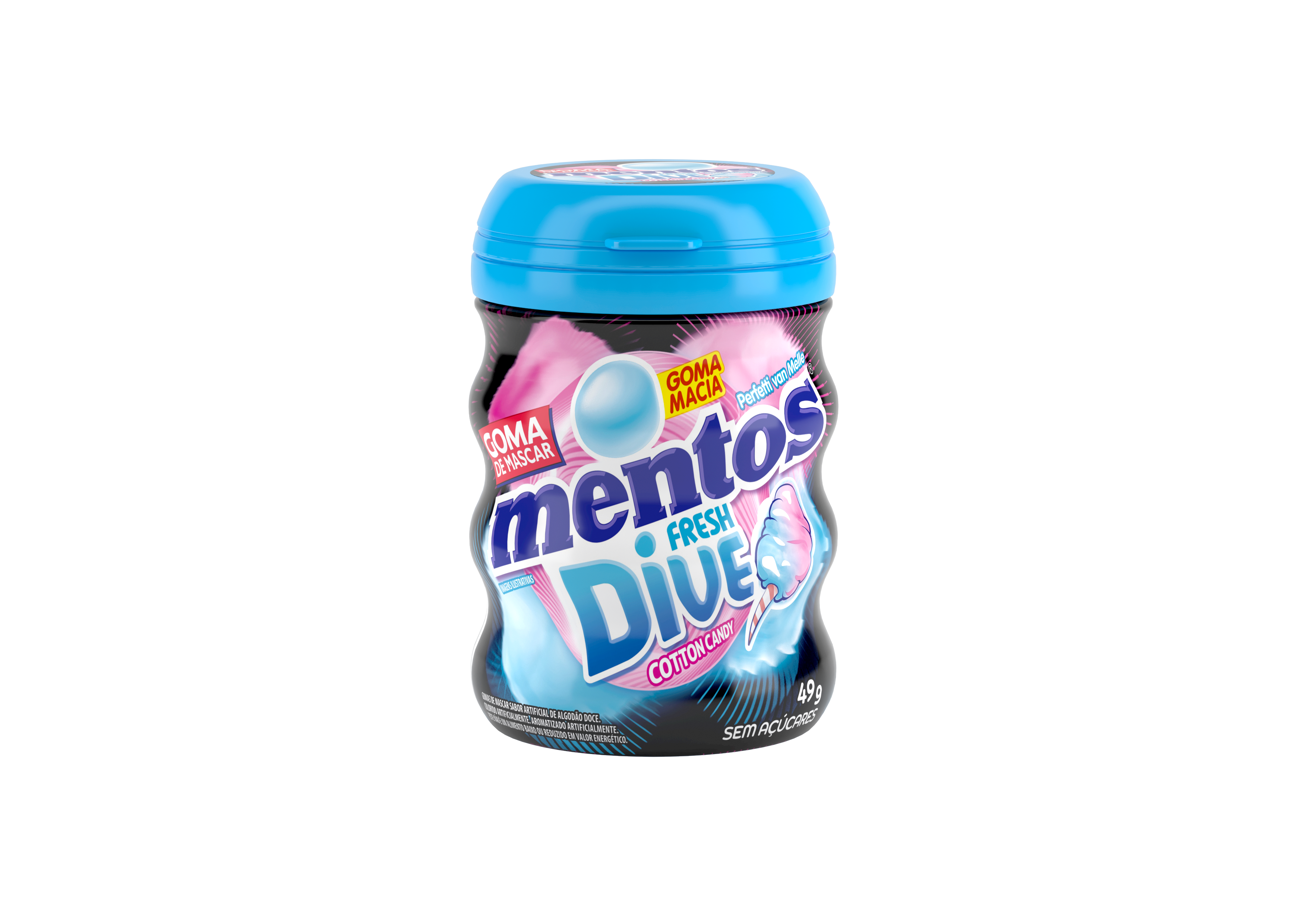 MENTOS FRESH DIVE COTTONCANDY 49G PERFETTI