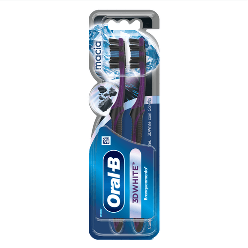 ESCOVA DE DENTE ORAL B 3D WHITE COM 2 UNIDADES