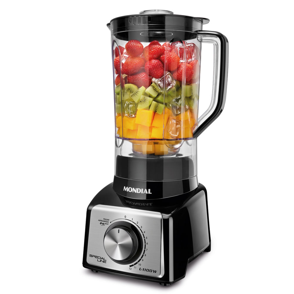 Liquidificador Mondial Special Line L-48-B-SL 3L 12 Velocidades 1100W Preto 127V