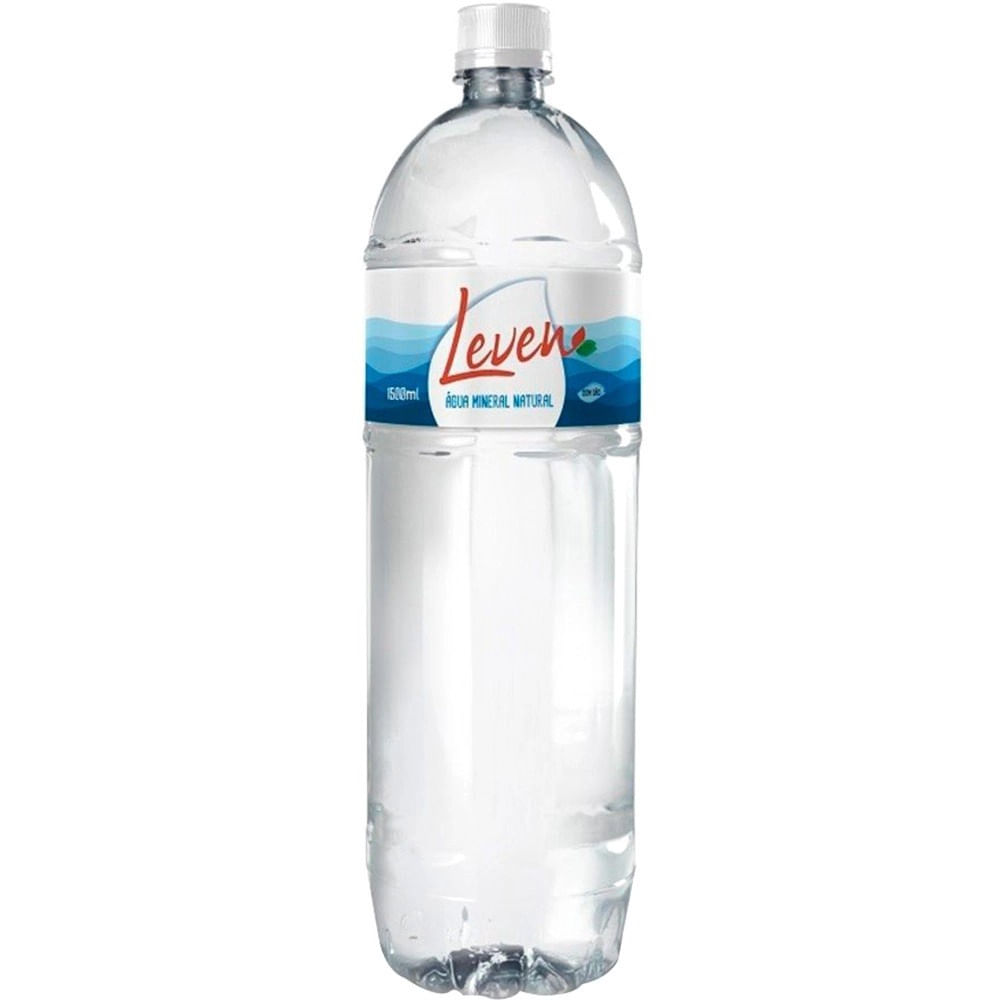 Água Mineral Natural sem Gás Leven 1,5L Vegana