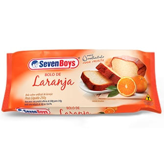 Bolo de Laranja Seven Boys 250g Macio