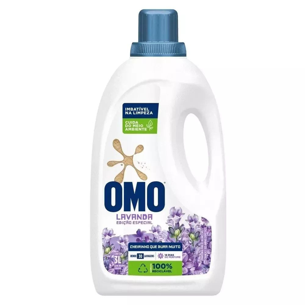 Sabão Líquido Concentrado Omo Lavanda Galão 3L
