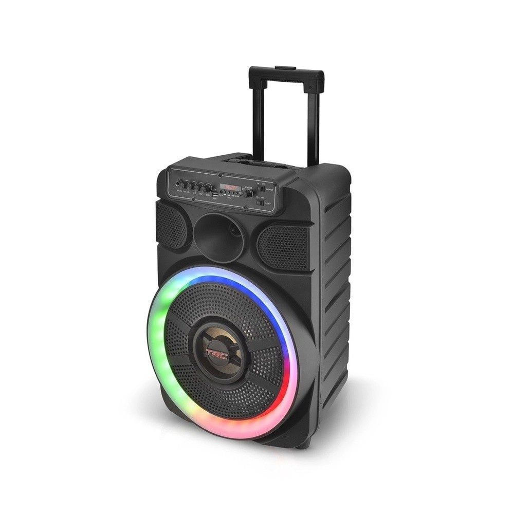 Caixa de Som Amplificada Bluetooth TRC X600 600W Bivolt Preto