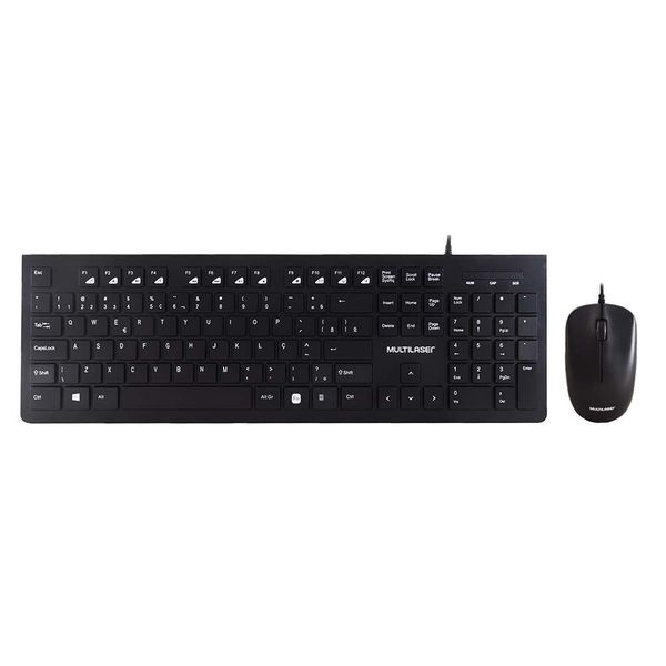 Kit Teclado/Mouse C/Fio Tc240 Multilaser
