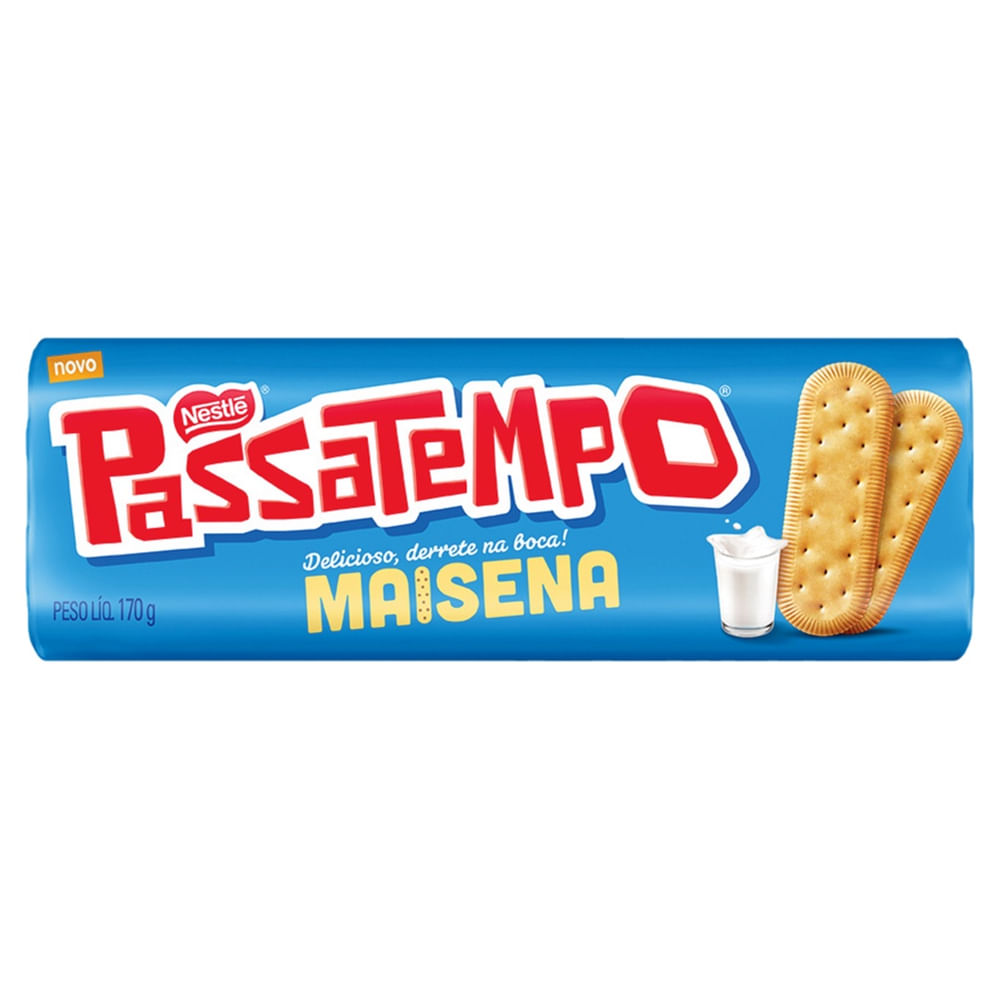 Biscoito Maisena Passatempo Nestlé 170g Crocante