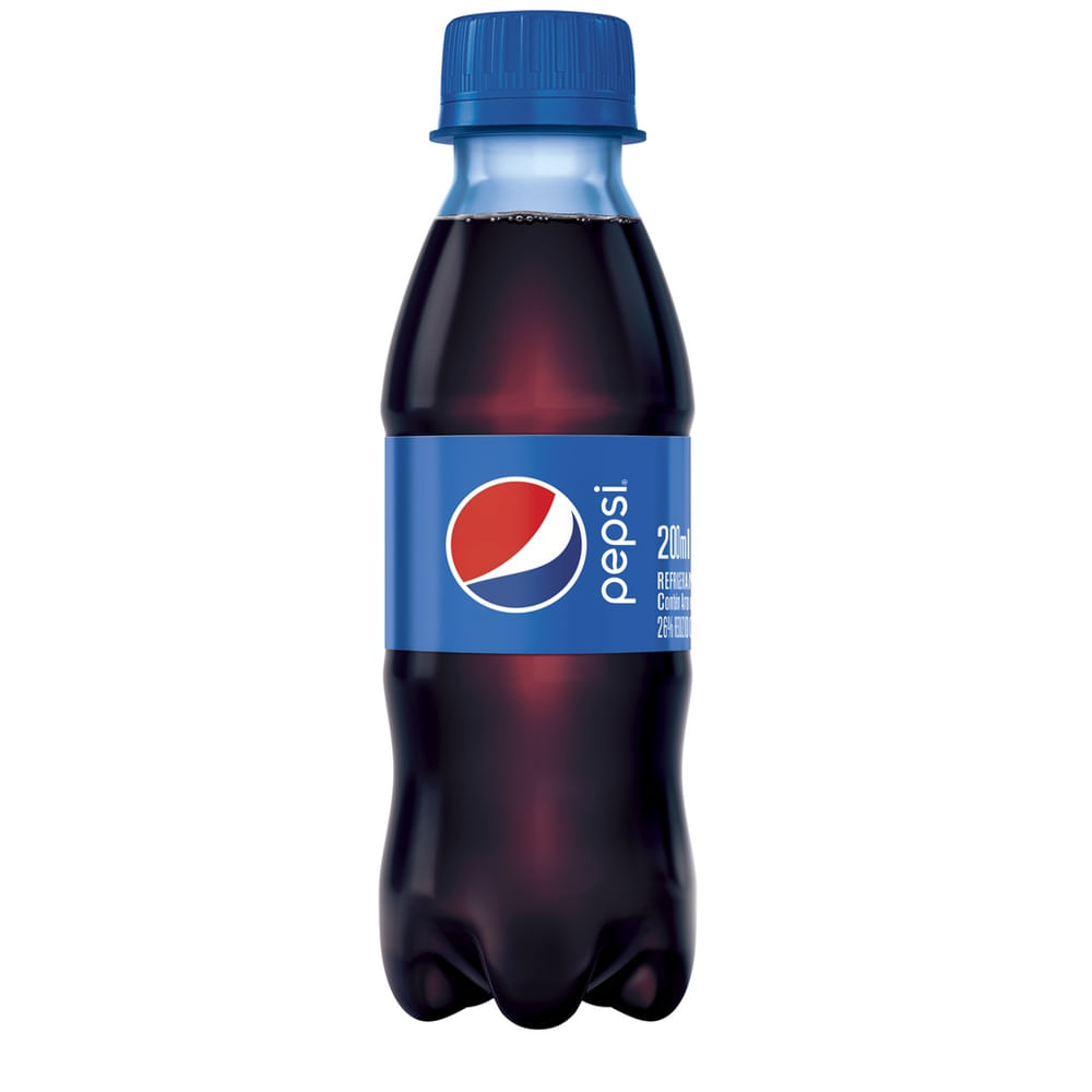 Refrigerante Cola Pepsi 200ml Garrafa Sem Glúten