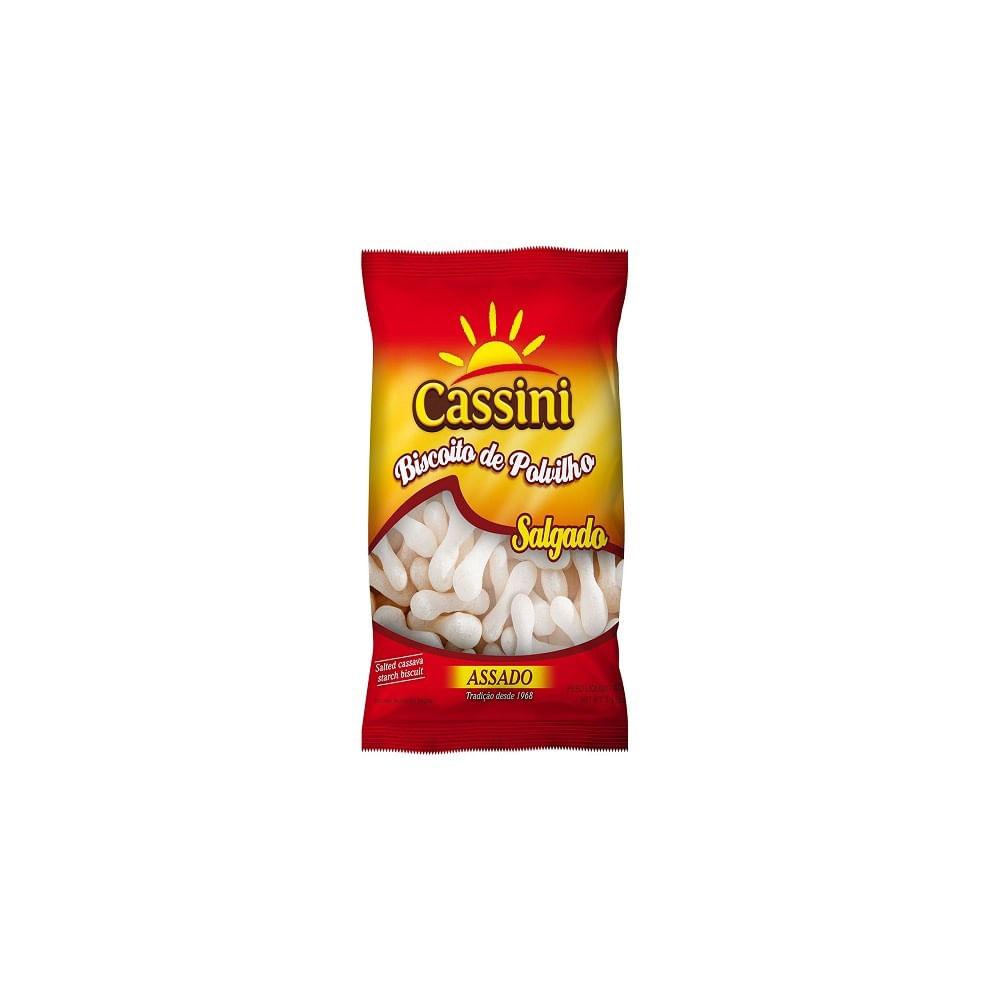 Biscoito de Polvilho Salgado Cassini 40g Sem Glúten