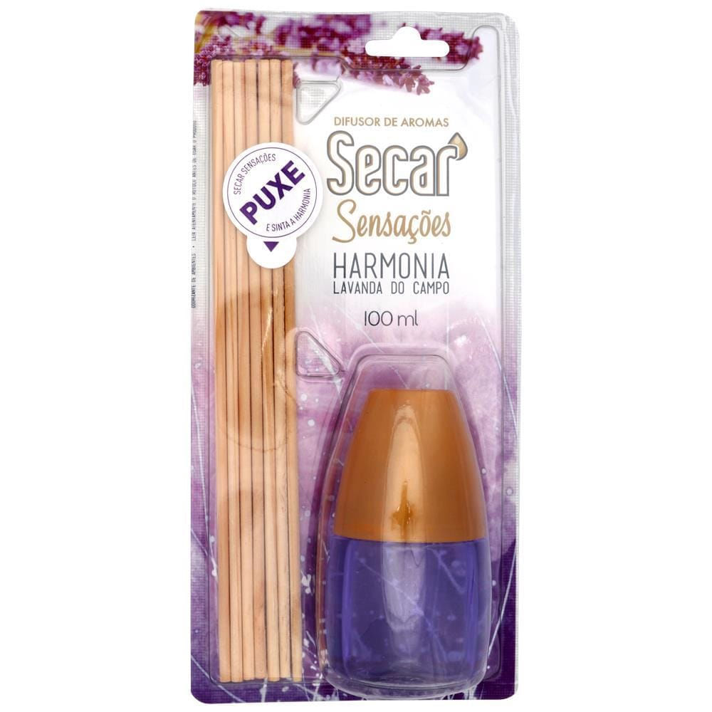 Odorizador de Ambiente Difusor de Aromas Secar Sensações Líquido Lavanda 100ml