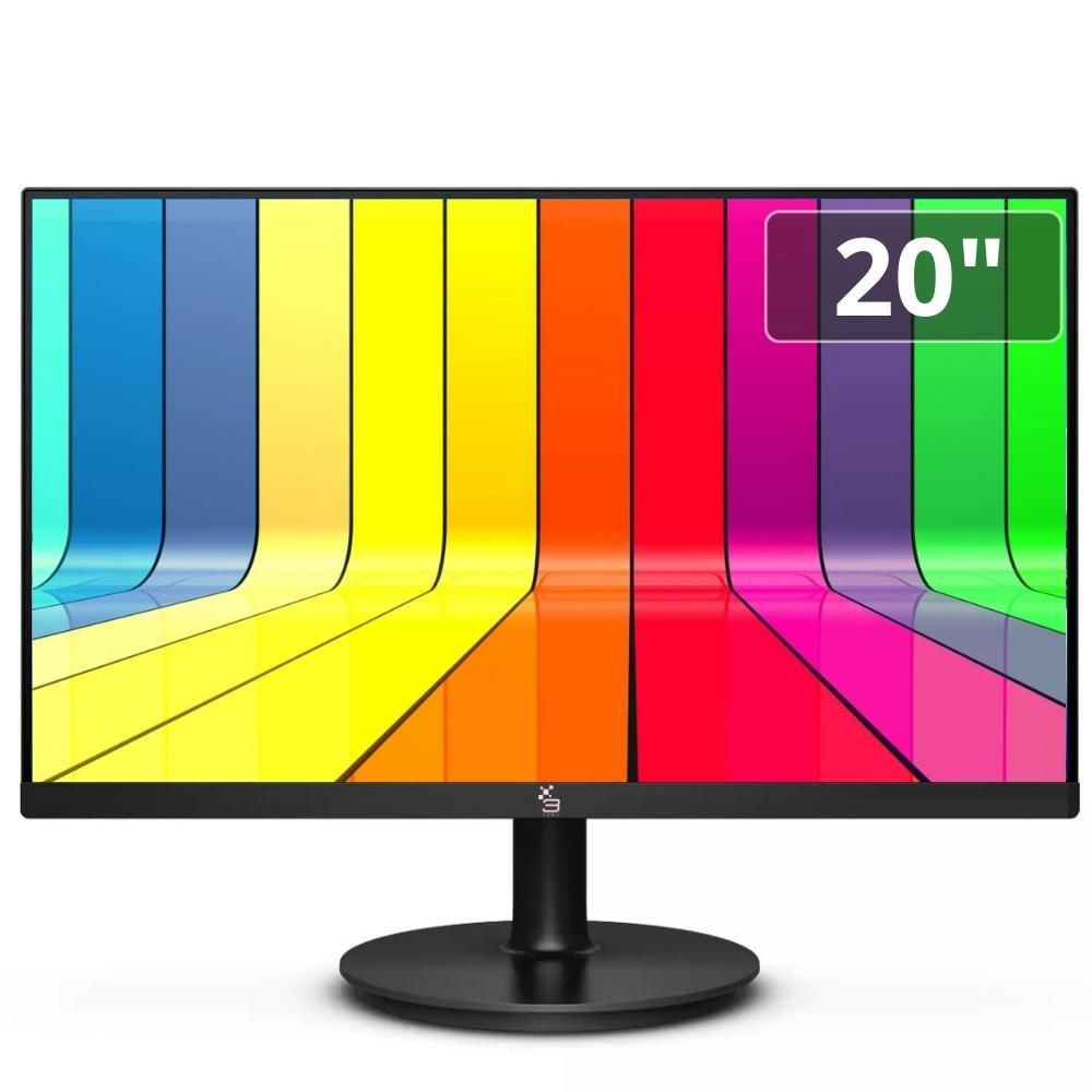 Monitor 20 led, Widescreen, 75Hz, 2ms, hd + 1600x900, hdmi, vga, vesa, Ajuste de inclinação - 3green M200WHD