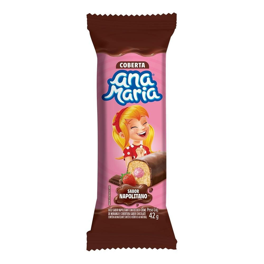 Bolinho Napolitano Ana Maria Bimbo 42g Macio