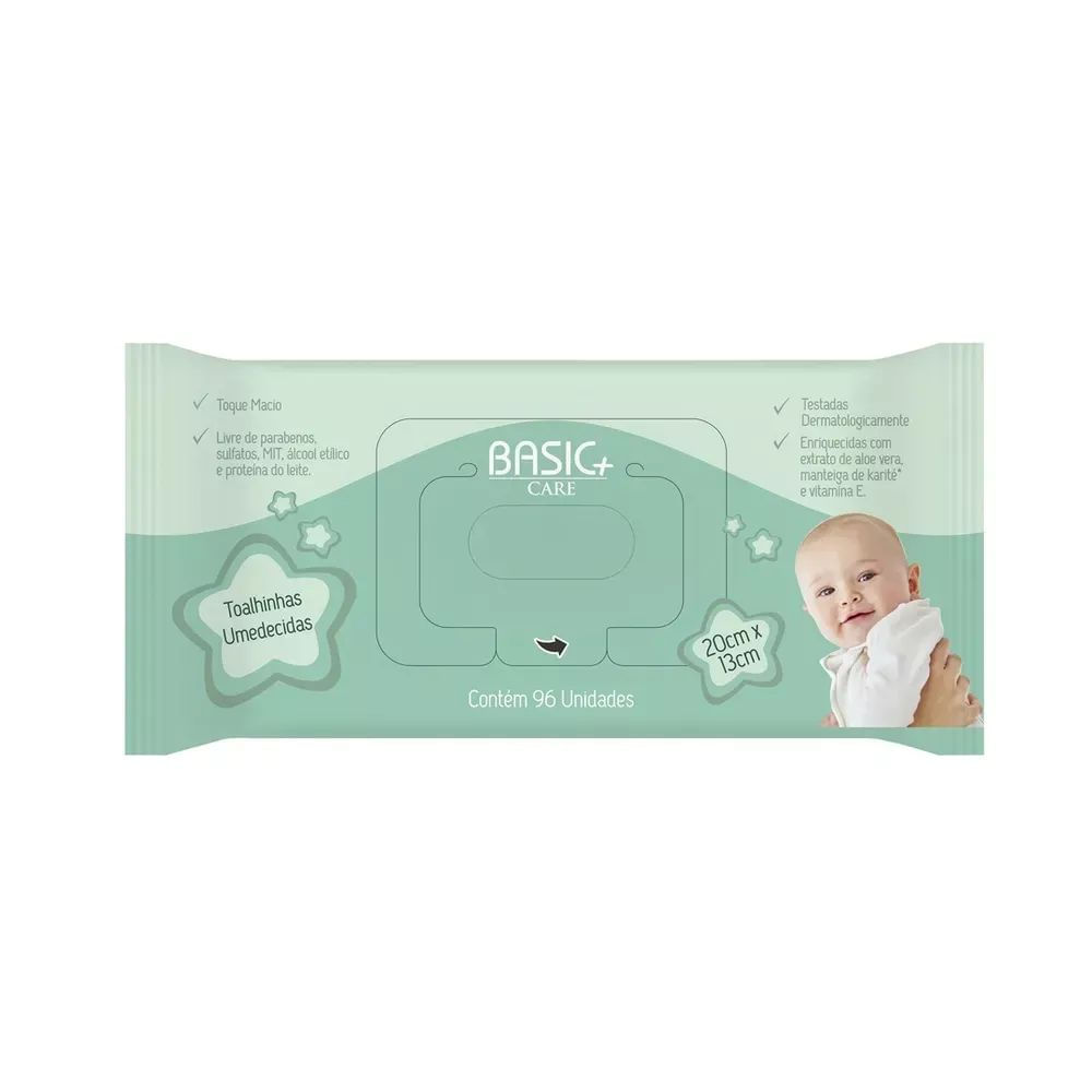Lenço Umedecido 96 Unidades Nutriex com Aloe Vera