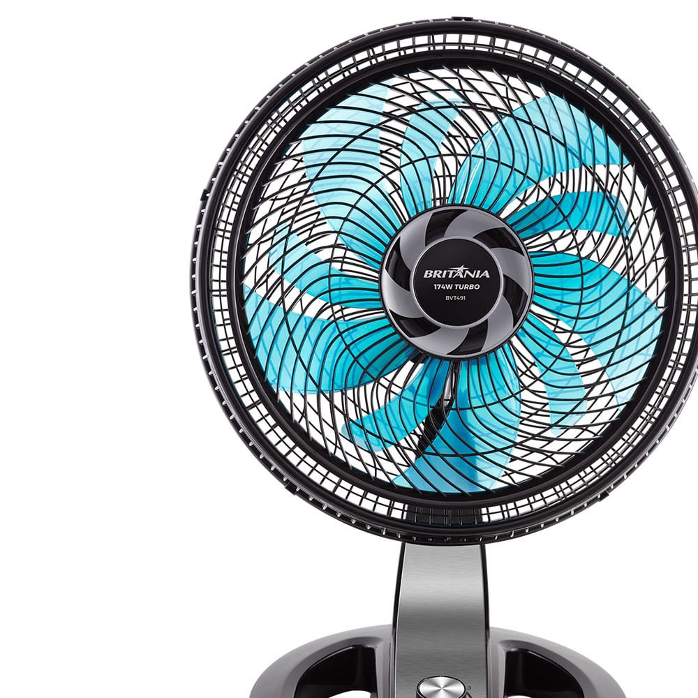 Ventilador de Mesa Britânia BVT491 Maxx Force 10 Pás 40cm 165W 220V